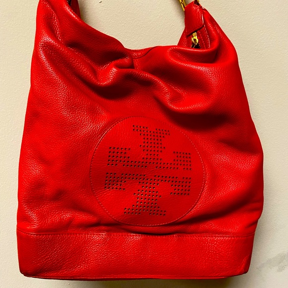 Tory Burch Handbags - Red Tory Burch leather bag